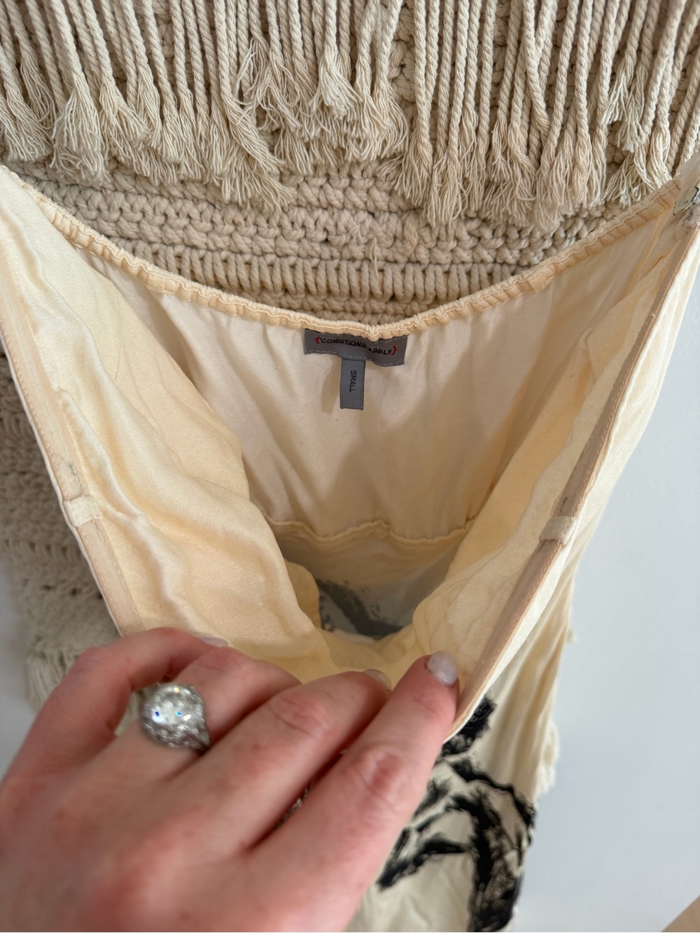 Conditions Apply Chloe Strapless Maxi Slip Dress Horse Pony - Picture 11 of 12